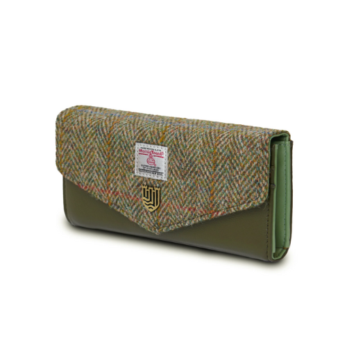 Harris Tweed Chestnut herringbone Purse