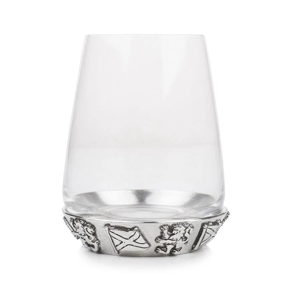 AE Williams Pewter lion Rampant Saltire Tumbler