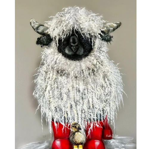 Black Nose Mounted Picture