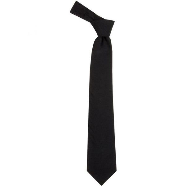 Black Wool Tie