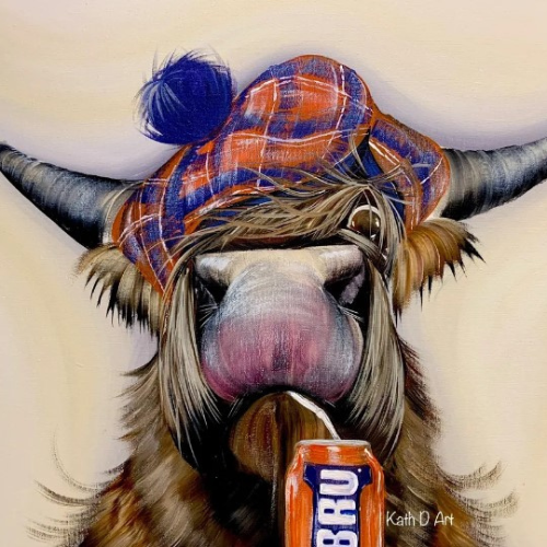 Bru Coo Mounted Picture