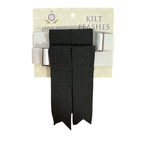 Charcoal Kilt Flashes by Gleann Righ