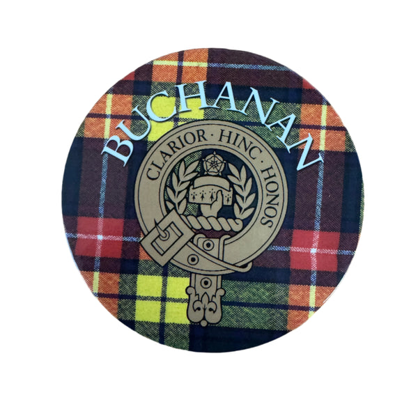 Clan Crest Coaster Buchanan
