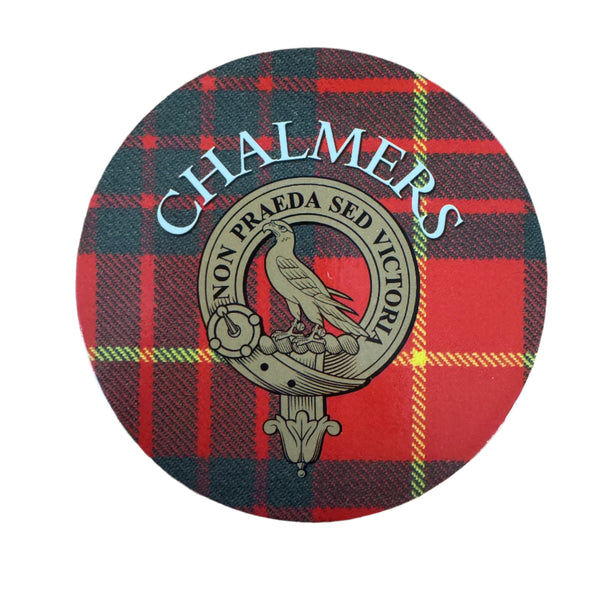 Clan Crest Coaster Chalmers