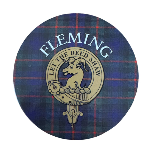 Clan Crest Coaster Fleming