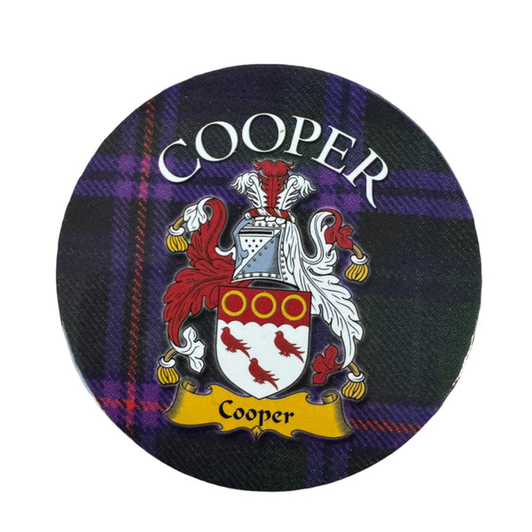 Clan Crest Coasters Cooper