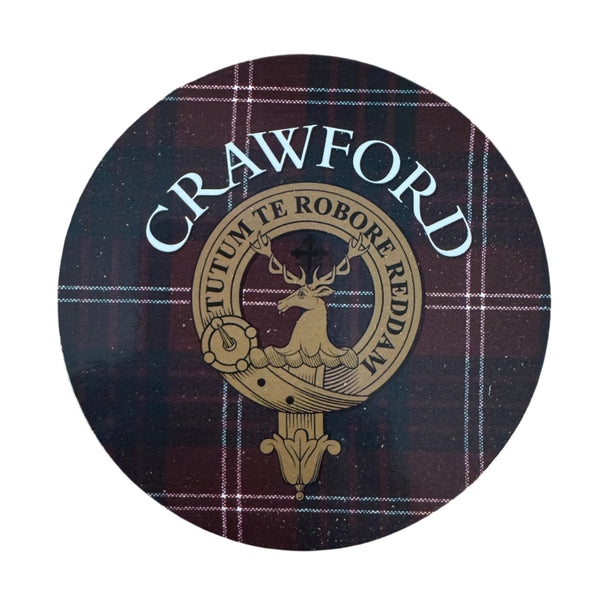 Clan Crest Coasters Crawford