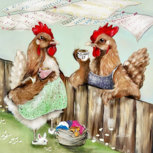 Cluck It Mounted Picture