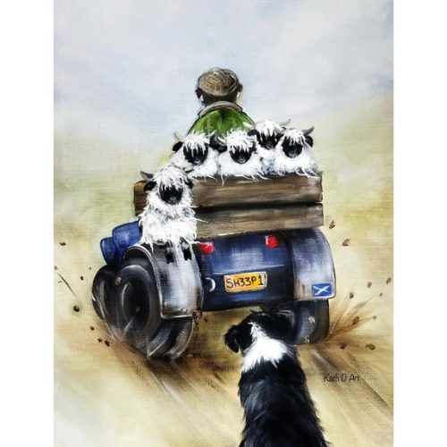 Ewe Need a ride mounted picture