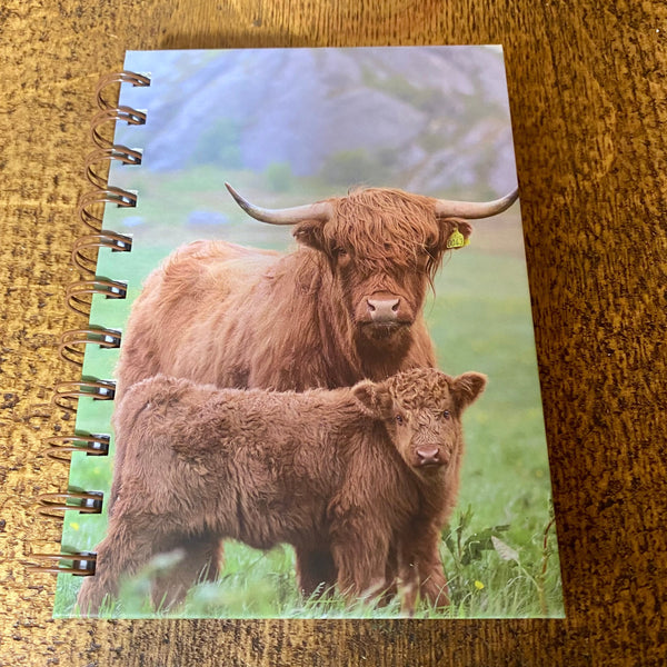 Highland Cow Family Notebook