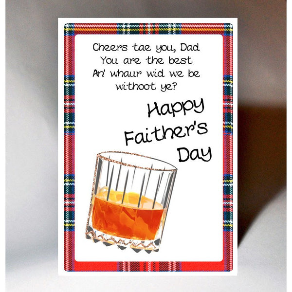 Happy Faithers Day Card cheers