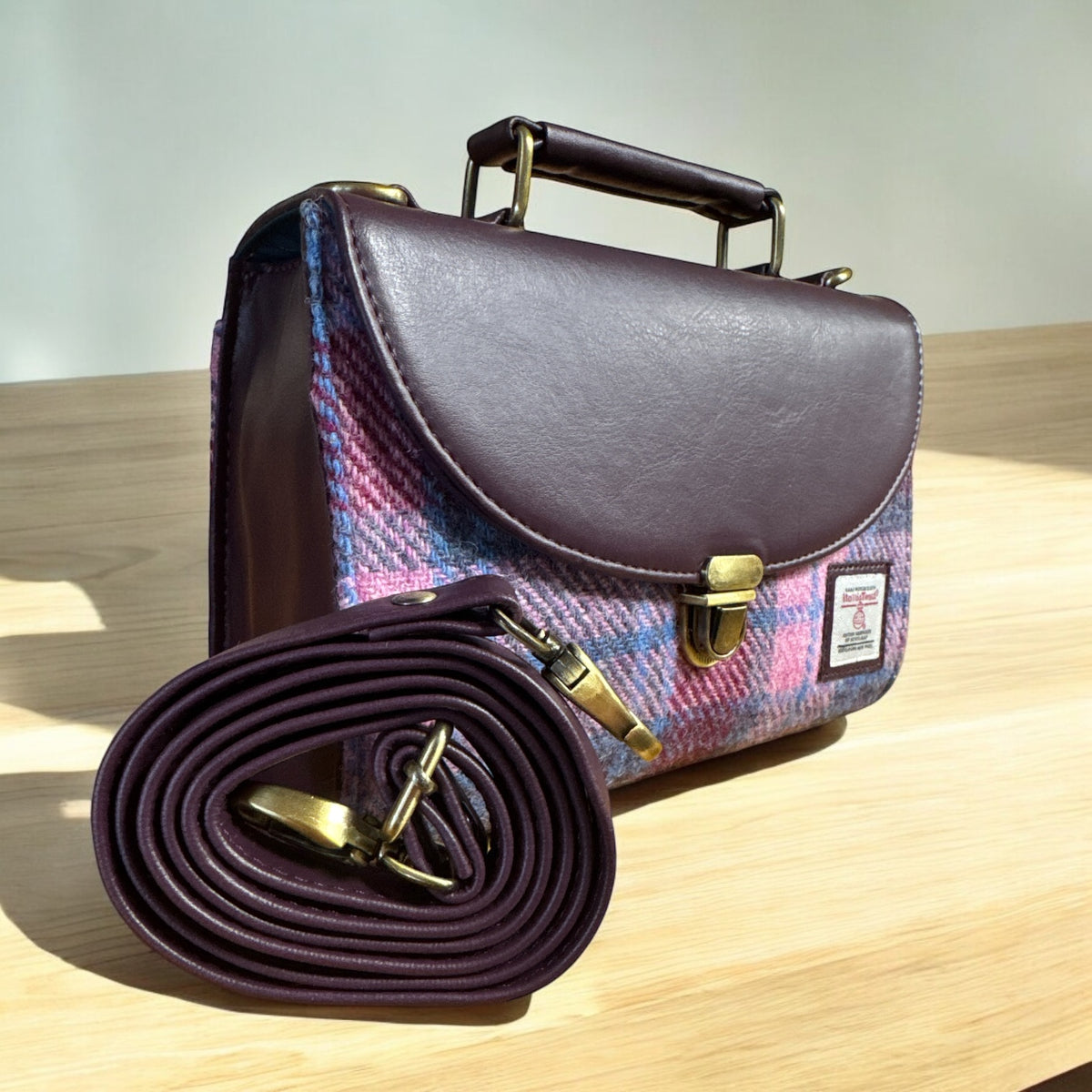 Mini Day Bag in Harris Tweed main image 0