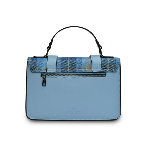 Harris Tweed Blue Tartan Bag