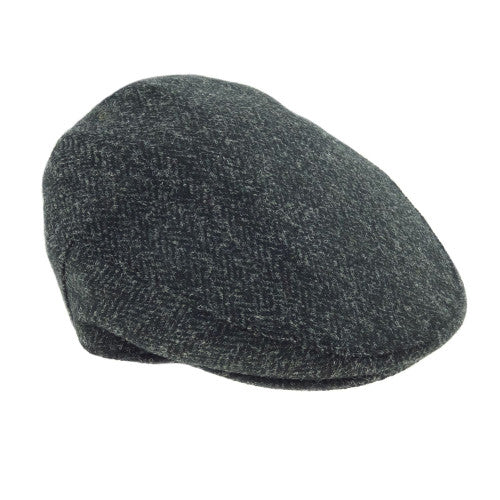 Harris Tweed Cap Charcoal