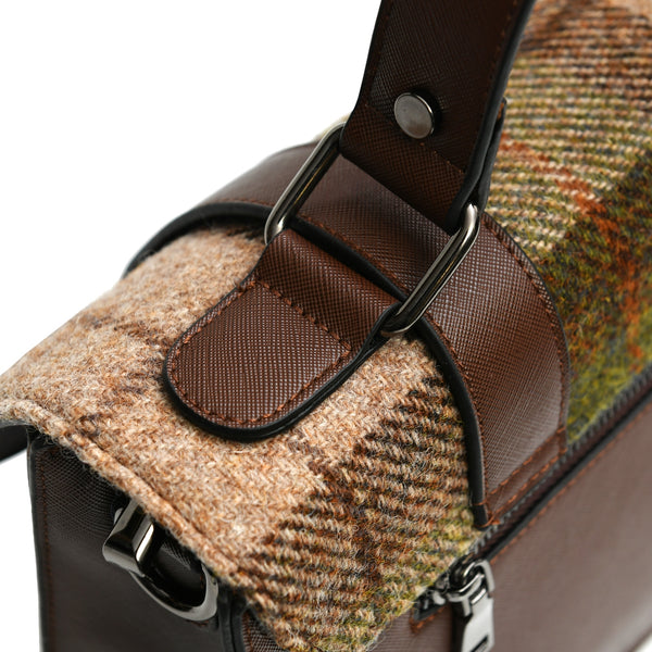 Harris Tweed Chestnut Tartan Bag