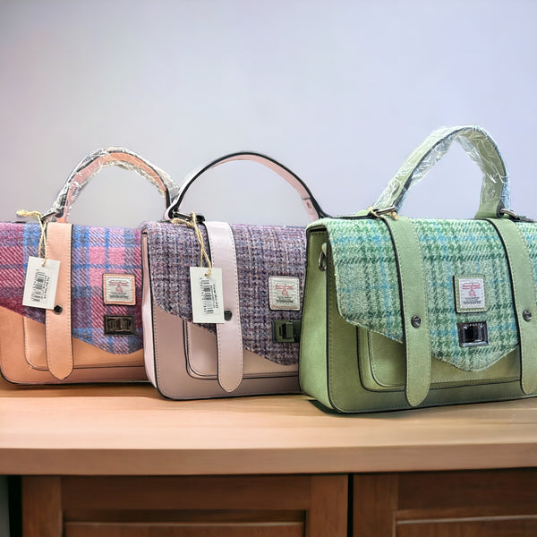 Harris Tweed Large Satchel Bag