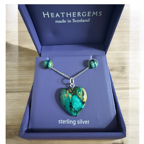 Heathergems  Heart Set GREEN 1