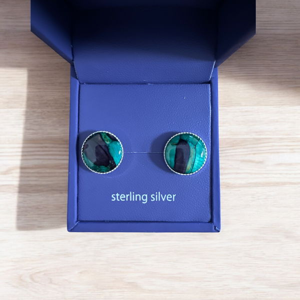 Heathergems Round Stud Earings