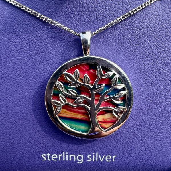 Heathergems Tree of Life Pendant SP437 -Multi
