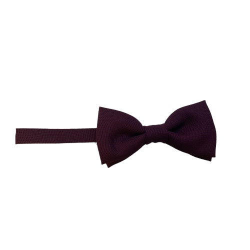 Burgundy Pre-Tied Bow Tie by Ingles Buchan