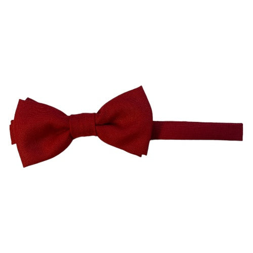 Scarlet Pre-Tied Bow Tie by Ingles Buchan