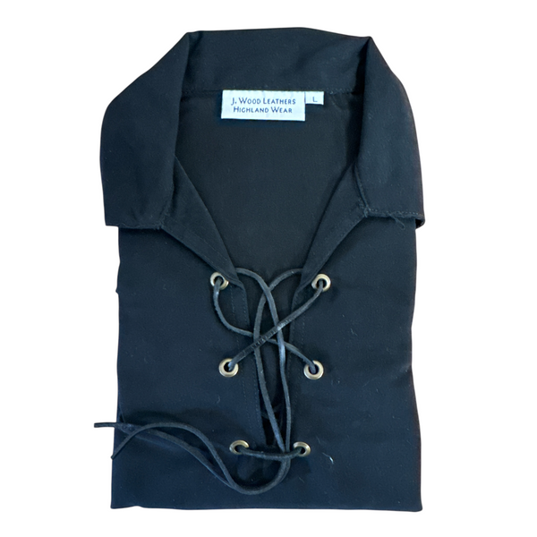 Jacobean Black Kids Ghillie Shirt