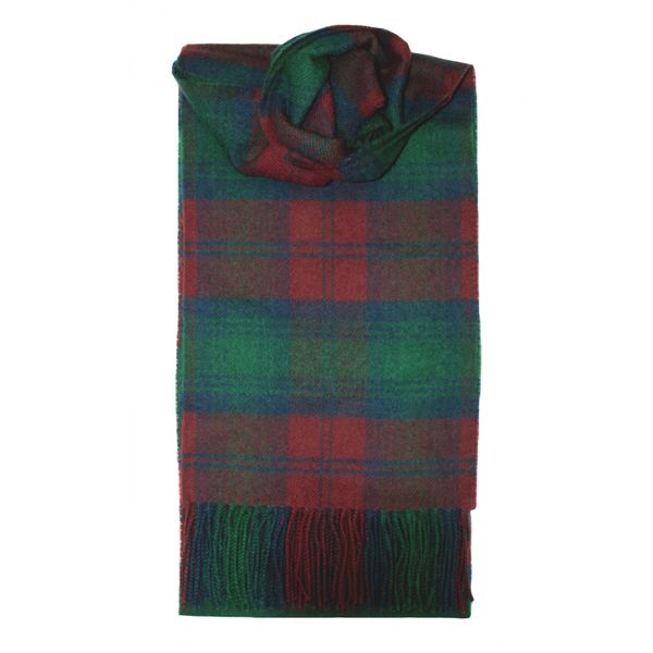 Lyndsay Modern Tartan Scarf by Lochcarron
