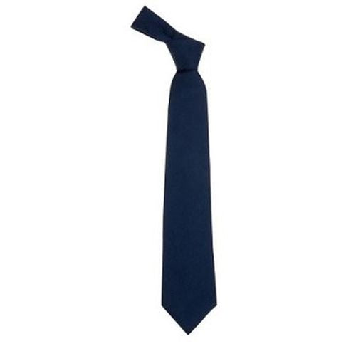 Navy Wool Tie