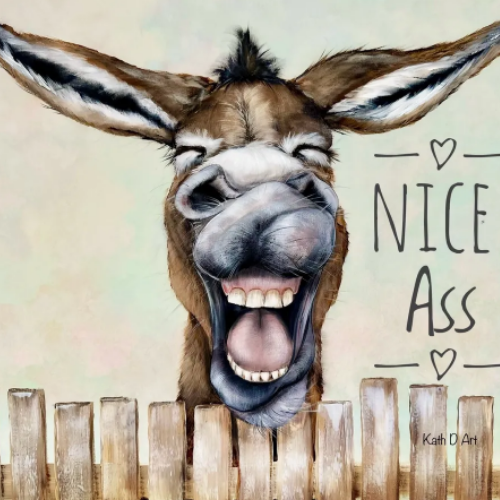 Nice Ass Donkey Mounted Picture