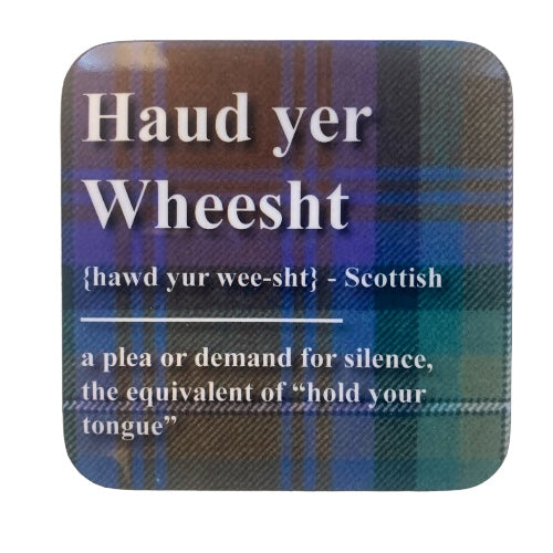 Tartan Banter Scottish Coaster