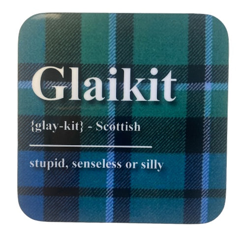 Tartan Banter Scottish Coaster