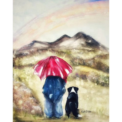 Scotts View Mounted Picture