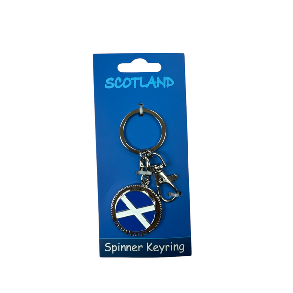 Scottish Keyring Saltire Flag.