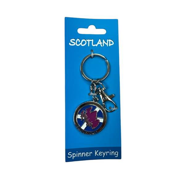 Scottish Keyring Scotland Map