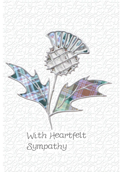 Scottish Sympathy Heartfelt card