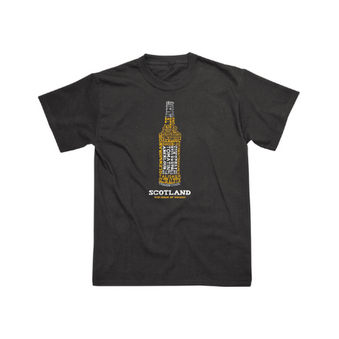 T-Shirt Scotland Whisky Bottle