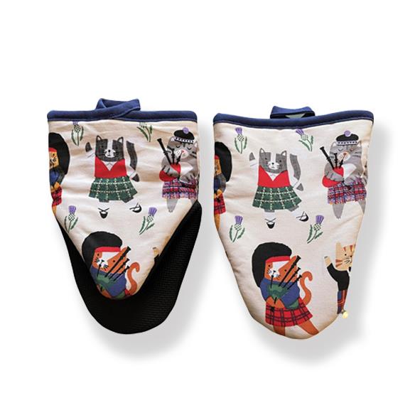 Oven Gloves Set Micro Mitt Set of Two - 4 Designs