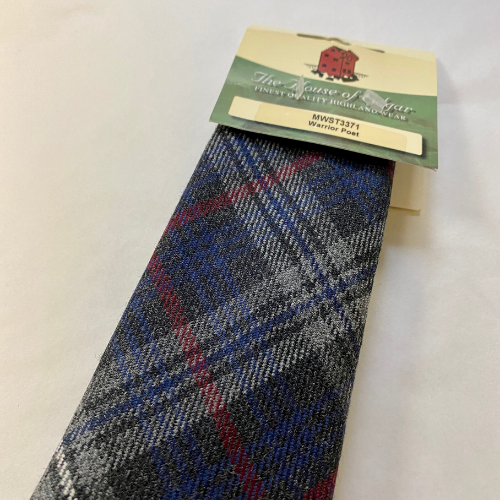 Warrior Poet Tartan Wool Tie