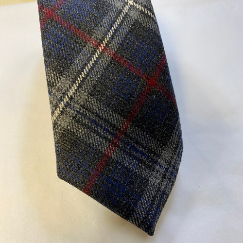 Warrior Poet Tartan Wool Tie