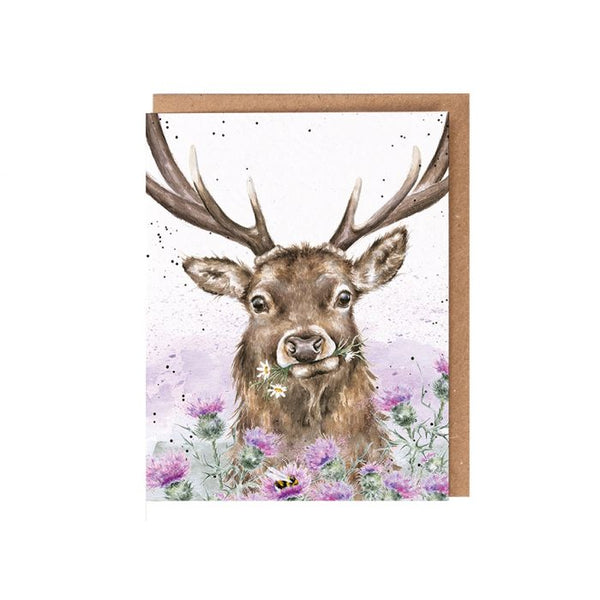 Wrendale Seed Greeting Card Stag