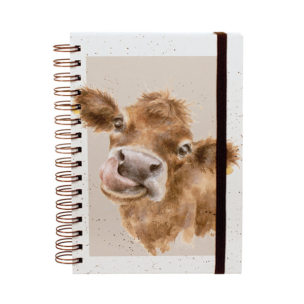Wrendale Spiral Bound Notebook Highland Cow
