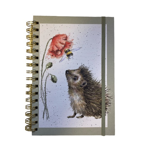Wrendale Spiral Bound Notebook hedgehog
