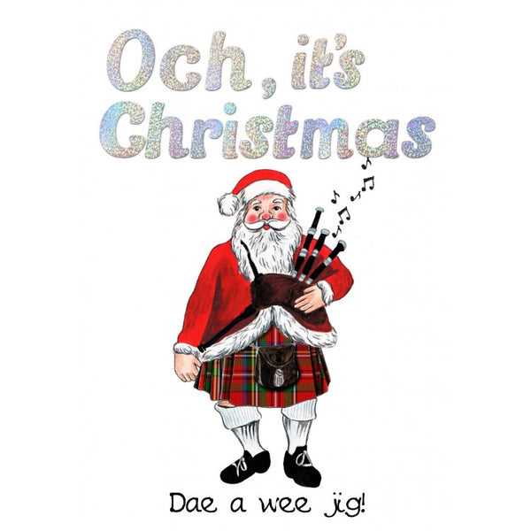 Christmas Wishes Scottish Card - Wee Wishes