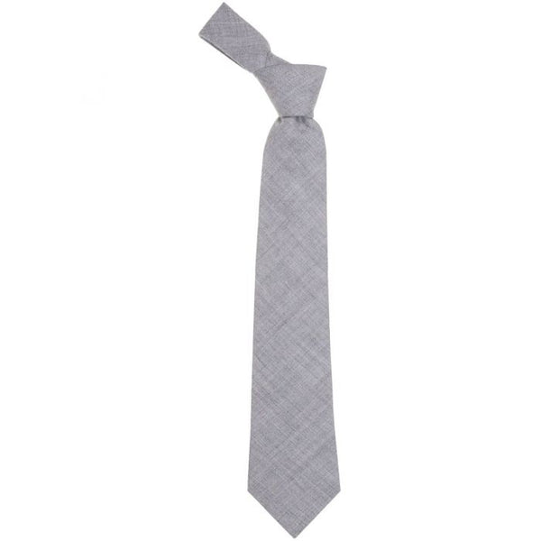 Grey Wool Tie