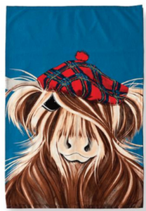 Hamish Highland Cow Tea Towel