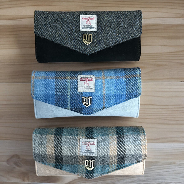 Large purse Harris Tweed