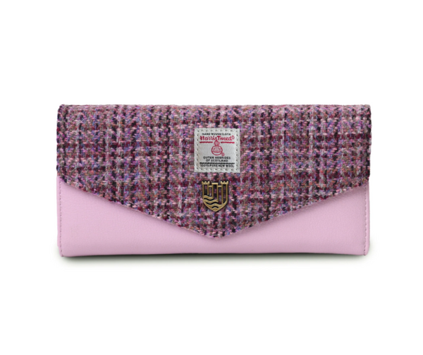 Harris Tweed purple mini Purse