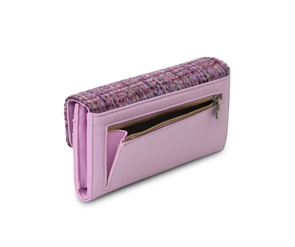Harris Tweed purple mini Purse