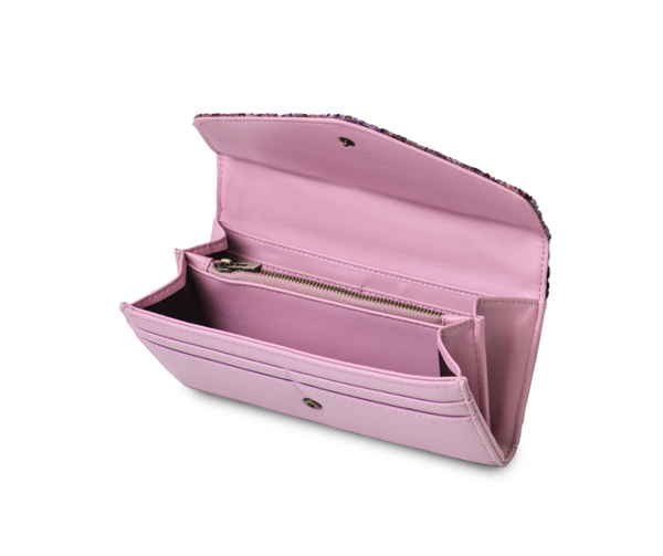 Harris Tweed purple mini Purse