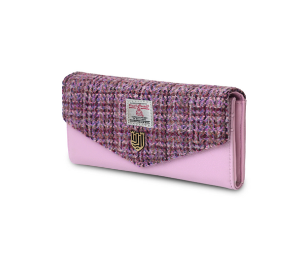 Harris Tweed purple mini Purse
